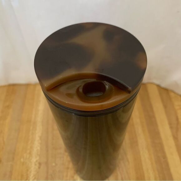 Starbucks Cheetah Animal Print Coffee Cup Travel Tumbler Animal Print Lid 16oz - Picture 1 of 6